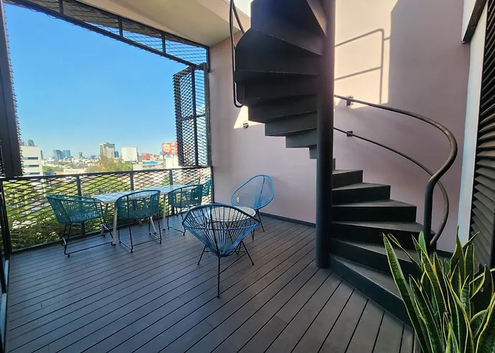 Niu Modern Near Wtc & Condesa - Roma Sur Apartment *